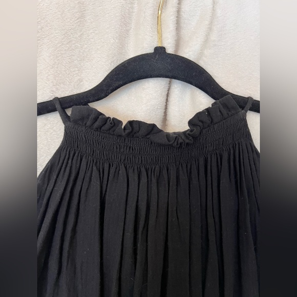 APIECE APART OLIVERA RUFFLE SLEEVELESS TOP BLACK SZ 8 - Picture 8 of 8